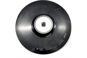 EMPORA Schleifteller Stützteller für Winkelschleifer - 115 mm - 125 mm - 180 mm - M14 - Stützteller für Bohrmaschine/Winkelschleifer (Ohne Klett, 180 mm)