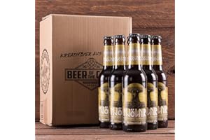 ‎BEER OF THE GODS - SINCE 2016 - WACKEN BRAUEREI WACKEN BRAUEREI Pils, kaltgehopft Craft Beer Box 6 x 0,33 l Flasche | MJÖLNIR | Viking Craftbeer Set Gift for Men | Wikinger Kraft Bier Geschenk für Männer | Party Festival Heavy Metal
