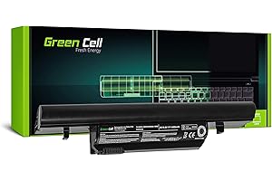 Green Cell PRO Cell Standard Serie PA3904U-1BRS PA3905U-1BRS - Batería para Ordenador portátil Toshiba Tecra R850 R950 (6 Celdas, 4400 mAh, 11,1 V, Color Negro) TS27