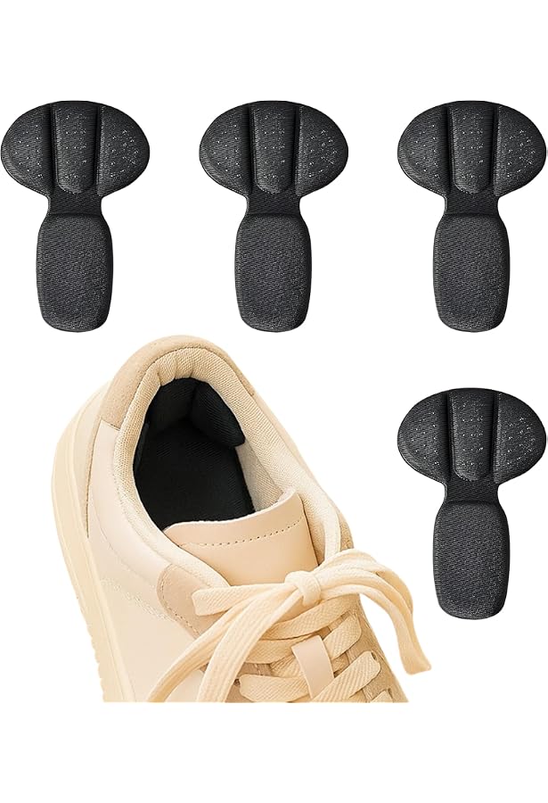 28 Paires De Coussinets De Talon Autocollants - 4 Couleurs (noir, Blanc, Chair, Gris) | Protection Talon Chaussure, Anti-ampoule