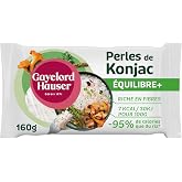 GAYELORD HAUSER - Perles de Konjac Nature - 160 g | Faible en calories - Sans rinçage - Prêt à l'emploi - Riche en Fibres - S