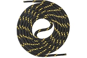 Mount Swiss Schuhbänder rund ø 4,5 mm I Premium Schnürsenkel reißfest aus strapazierfähigem Polyester für Trekkingschuhe Arbeitsschuhe Berg- und Wanderschuhe I Shoe-Laces Längen 70-220 cm