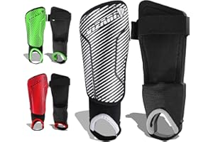 Vizari Matera Fußball Schienbeinschützer - Atmungsaktive & Leichte Schienbeinschoner Kinder Fussball Mit Hervorragende Knöchelunterstützung - Schienbeinschoner Fußball Herren Mit Verstellbaren Straps