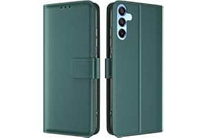 TQIAHF Cover per Samsung Galaxy A55 5G Cover Custodia a Libro in Pelle con Porta Carte Magnetica Libretto Portafoglio Flip Case Antiurto Cover Telefono Custodia per Samsung Galaxy A55 5G,Verde Scuro