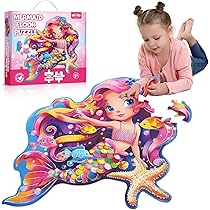 SYNARRY Dinosaure Puzzle En Bois Enfant Pour 3 4 5 6 Ans, Puzzles De