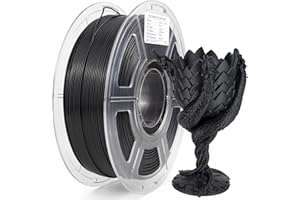 IEMAI High Speed PLA+ 3D Printer Filament, Black PLA+ Filament 1.75mm Designed for High Speed 30-600mm/s, Fast Printing Speed PLA, Dimensional Accuracy ±0.02mm, 1kg Spool (2.2lbs)