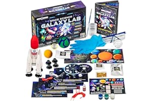 Original Stationery Laboratoire des Sciences Spatiales de la Galaxie, Kit Système Solaire et Jouet Fusée pour Explorer Les Planètes - Kits Éducatifs de Sciences Cadeau de Science pour Enfants