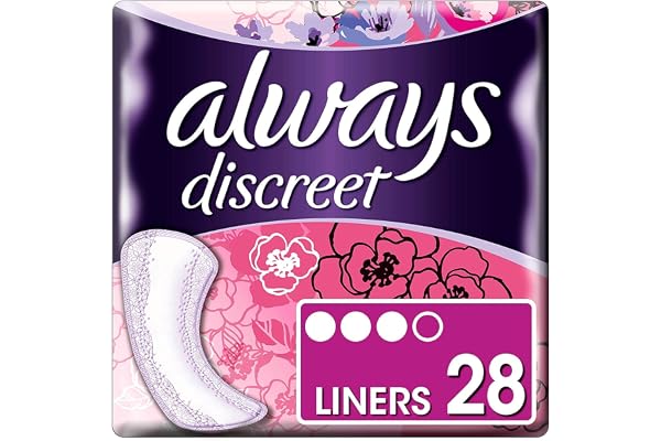 Always - Discreet Protège-Slips Fuites Urinaires, Normal 28 Pièces