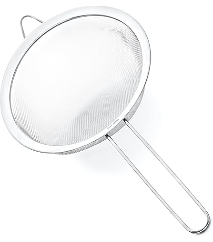 Colino In Acciaio Inox 14cm A Maglia Fine - Per Cucina, Salse, Farina, Frullati - Foto 11