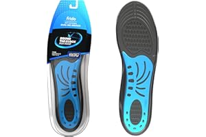 Frido Dual Gel Heavy Duty Trimmable Insoles, For Loose Shoes or Replacing Existing Insoles, Thick Shoe Inserts, Extra Comfort