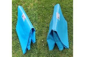 Callieway Double Emballage Sacs de lestage ”Basic“ pour des Tunnels de 60cm Ø (Livraison sans Tunnel) (Cyan)