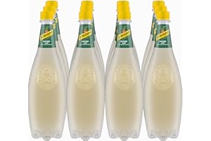 Schweppes Ginger Ale, Bebida Jengibre Refrescante - Botella PET, Pack 12 x 1 L