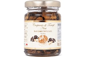 TERRA SANPIETRESE TerraSanpietrese - Italian Black Truffle Slices 80g | Italian Black Truffle Carpaccio