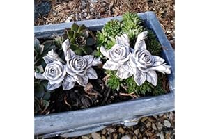 UNBEKANNT 2 x Rosenbouquet Rose Rosen Rosenblüten mit Blätter auch Grabdekoration Grabschmuck wetterfest