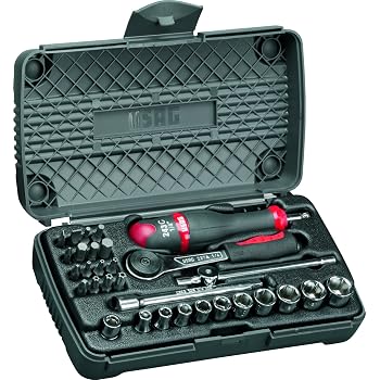 USAG 692 J32 Assortiment d'embouts de vissage avec cliquet réversible (32 pièces) | Mister Worker