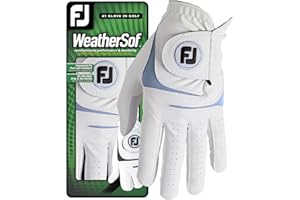 FOOT-JOY Footjoy Weathersof - Guanto da uomo, colore: Bianco/Blu