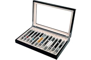 MaestroRelojero Pióro wieczne Vitrine dla 12 osób, czarne