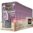 Leonardo Fresh Bag [16 x 85 g Rabbit + Cranberries] Grain-Free Wet Food for Cats Wet Food Complete Food in Single Serving Bag