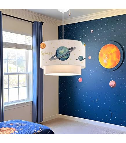 Plafonnier Astronaute Semi-encastré - Lumière 3 Couleurs Réglable - Design Cartoon - Pour Chambre Enfant Ou Salon - Diamètre 20cm