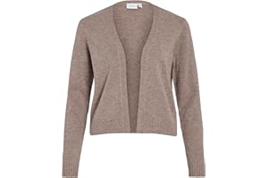 Vila Damen Viril Short L/S Knit Cardigan-noos Strickjacke (1er Pack)