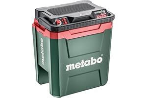 Metabo akumulatorowa lodówka KB 18 BL – 600791850 – 18 V – Zamykana lodówka z funkcją podgrzewania – Z otwieraczem do butelek i silnikiem bezszczotkowym – Bez akumulatora i ładowarki