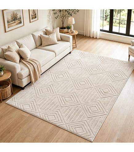 IKEA ENGELSBORG Rug, Low Pile, 160x230 cm, Beige : Amazon.co.uk