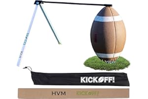 HVM Kickoff! Football Holder, Premium Football Kicking Tee for Field Goal Place Holder, Extra Point Kicking Tee, Football Tee for Any Size Football