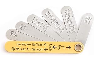 MusicNomad MN601 Precision Nut Height Slotting Gauge Tool - Utensile per strumenti