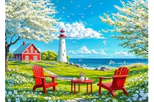 HUADADA Puzzles 1000 Pieces for Adults jigsaw puzzles for adults 1000 Piece -See the sea Beach Walk- 1000 Piece Puzzle Educational Games Beautiful Decoration Puzzle