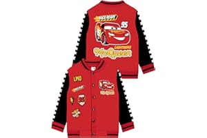 Disney Cars Giacca Ragazzo, Giacca Bomber Saetta McQueen, Giubbotto Ragazzo Saetta McQueen
