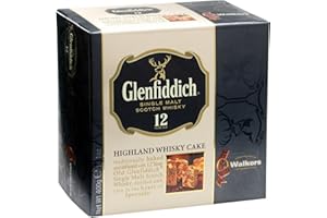 WALKERS Walker's Shortbread Glenfiddich Highland Whisky Cake – Traditional Scottish Fruit Cake, 400 g