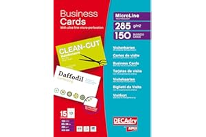 Decadry - Business Cards White 285gsm Pack of 150