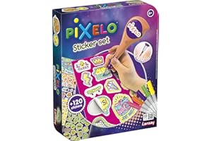 Pixelo Sticker Set, Drawings and Colouring, from 6 Years Lansay