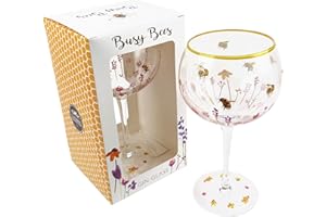 THE LEONARDO COLLECTION Busy Bees Gin Glass By Lesser & Pavey