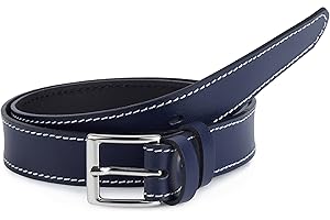 Ladeheid Ceinture en Cuir Véritable Enfant 2,5 cm large K1D5