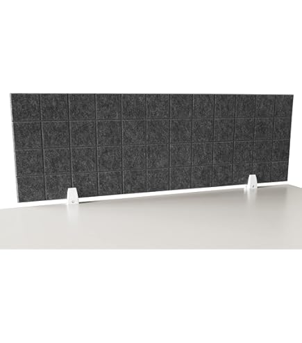 Blissbuilt Schalldämmender Sichtschutz - Filz Trennwand Für Schreibtisch