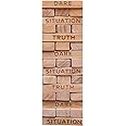 Shy Shy Let’s Touch The Sky,Truth, Dare and Situation, Stacking, Construction, Building Block Tumbling Tower, Game for Kids, Adult and Teen 36 Block Big Size (36 pcs)