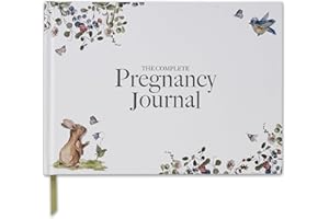 Bibi & Beau Diario de embarazo y libro de recuerdos de regalo, diario de embarazo para futuras mamás, incluye calendario, álbum de recortes, lista de verificación y organizador (bosque)