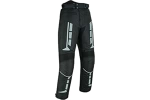 Rider Protec® Mens Motorcycle Trousers Waterproof Armoured Motorbike Pants Thermal Biker Trousers
