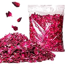 100 coriandoli nuziali biodegradabili con rose rosse e fiori - kit fai da te, riempi i sacchetti - Italia