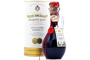 Giusti - Aceto Balsamico di Modena IGP 2 Medaglie d’oro – 250ml Anforina con cappelliera