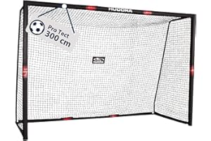 ‎HUDORA HUDORA Fußballtor Pro Tect - großes Fußballtor für Kinder und Erwachsene - Schaumstoff ummanteltes Fußballtor mit Netz - Hochwertige Outdoor Torwand mit Aufprallschutz