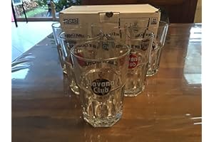 Havana Lot de 6 Verres Mojito Club Nouveau Design Verre Neuf en Boite