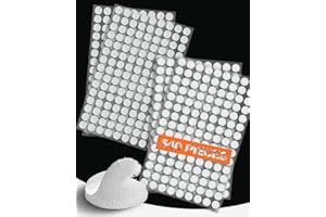 Scratch Autocollant Double Face Rond 10 mm, CHUNBAI Velcr Rond 540 Pcs, Pastilles Scratch Autocollant Rond Blanc, Scratch Adhésif Rond, Petit Scratch Rond Autocollant, Velcr Dots, Velcr Pastille