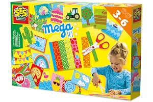 SES Creative 14617 Jag lär mig klippa Set för Barn, Flerfärgad