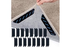 YNR 32 pinzas antideslizantes para alfombras, lavables y reutilizables, de doble cara, antirizos, para suelos de madera laminados