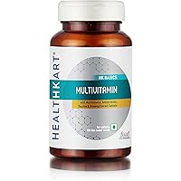 HealthKart Multivitamin with Ginseng Extract, Taurine and Multiminerals (Multivitamin, 60 capsules)