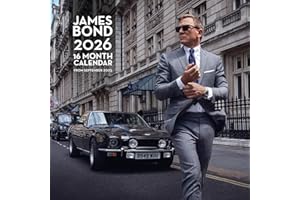 ‎PYRAMID INTERNATIONAL Pyramid - JAMES BOND 2026 – Broschürenkalender 30×30 cm mit 12 Motiven aus der 007-Reihe von Sean Connery bis Daniel Craig – Wandkalender für Agenten- & Filmfans