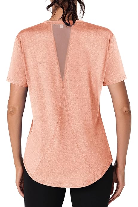 Camicia Sportiva Donna - Top Traspirante Con Schiena In Rete, Perfetta Per Fitness E Yoga - Foto 4