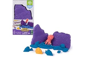 KINETIC SAND - KIT ARENA MÁGICA ARRECIFE DE CORAL - 227 g de arena mágica azul + herramientas - Juegos Infantiles - 6069783 - Manualidades niños - Juguetes Niños 3 Años +